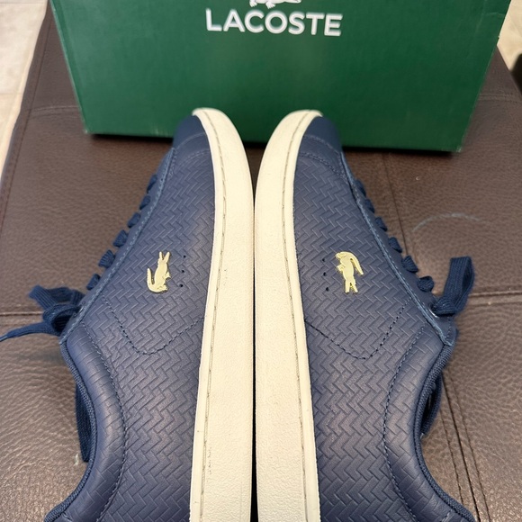 Lacoste Womens Carnaby EVO119 Navy/Off white shoes - Picture 6 of 12